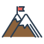 ícone montanha