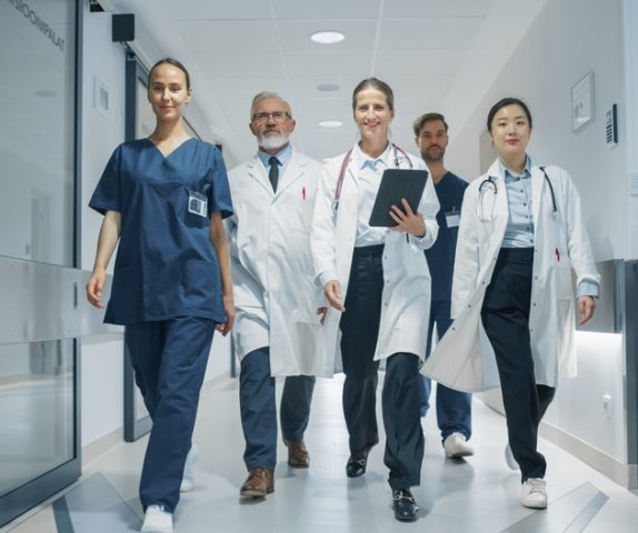 Group,Of,Young,And,Senior,Male,And,Female,Physicians,,Doctors,